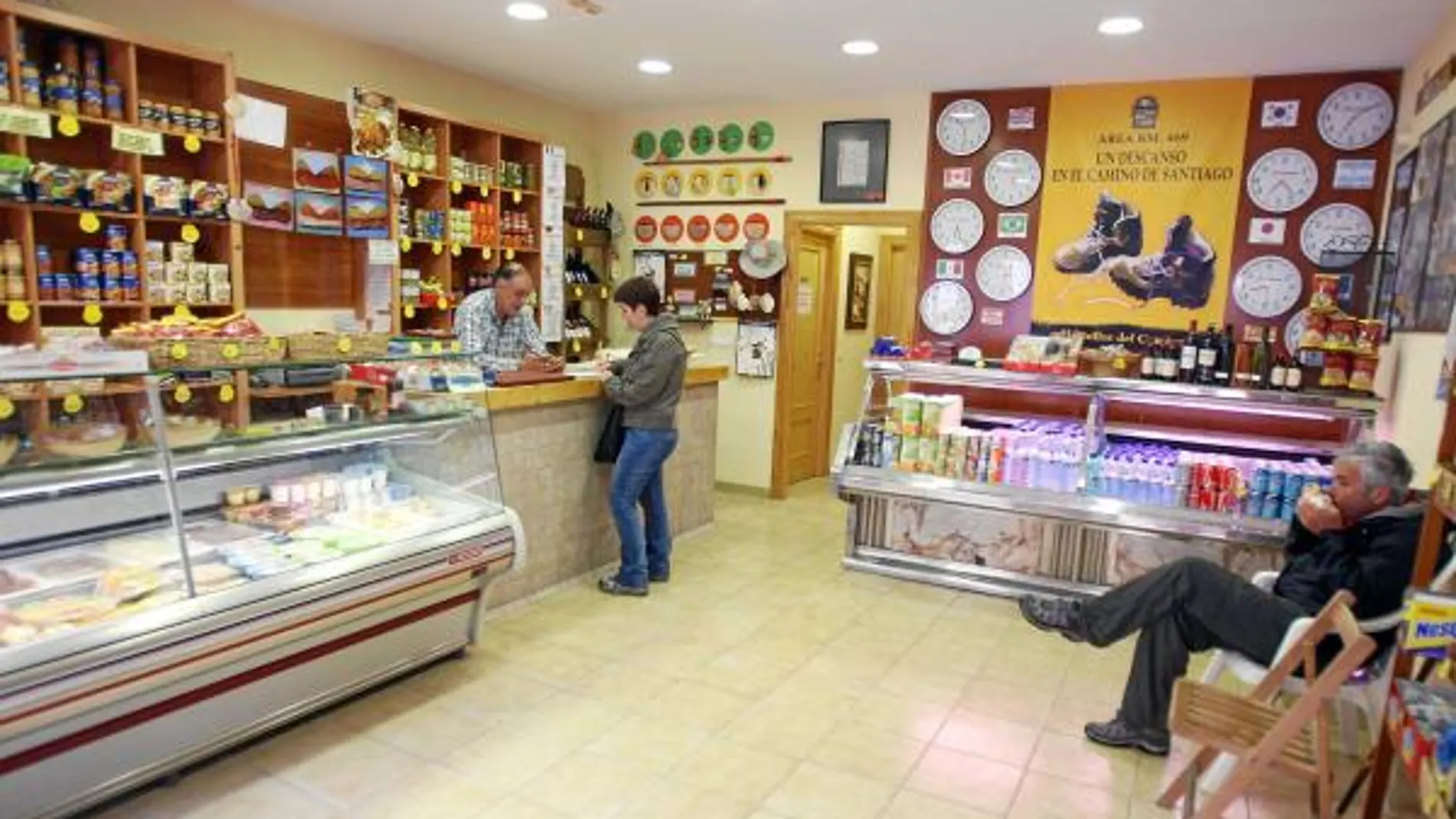 Una tienda tradicional de alimentación en Burgos