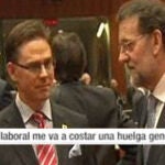 Rajoy dice en Bruselas que «la reforma laboral me va a costar una huelga»