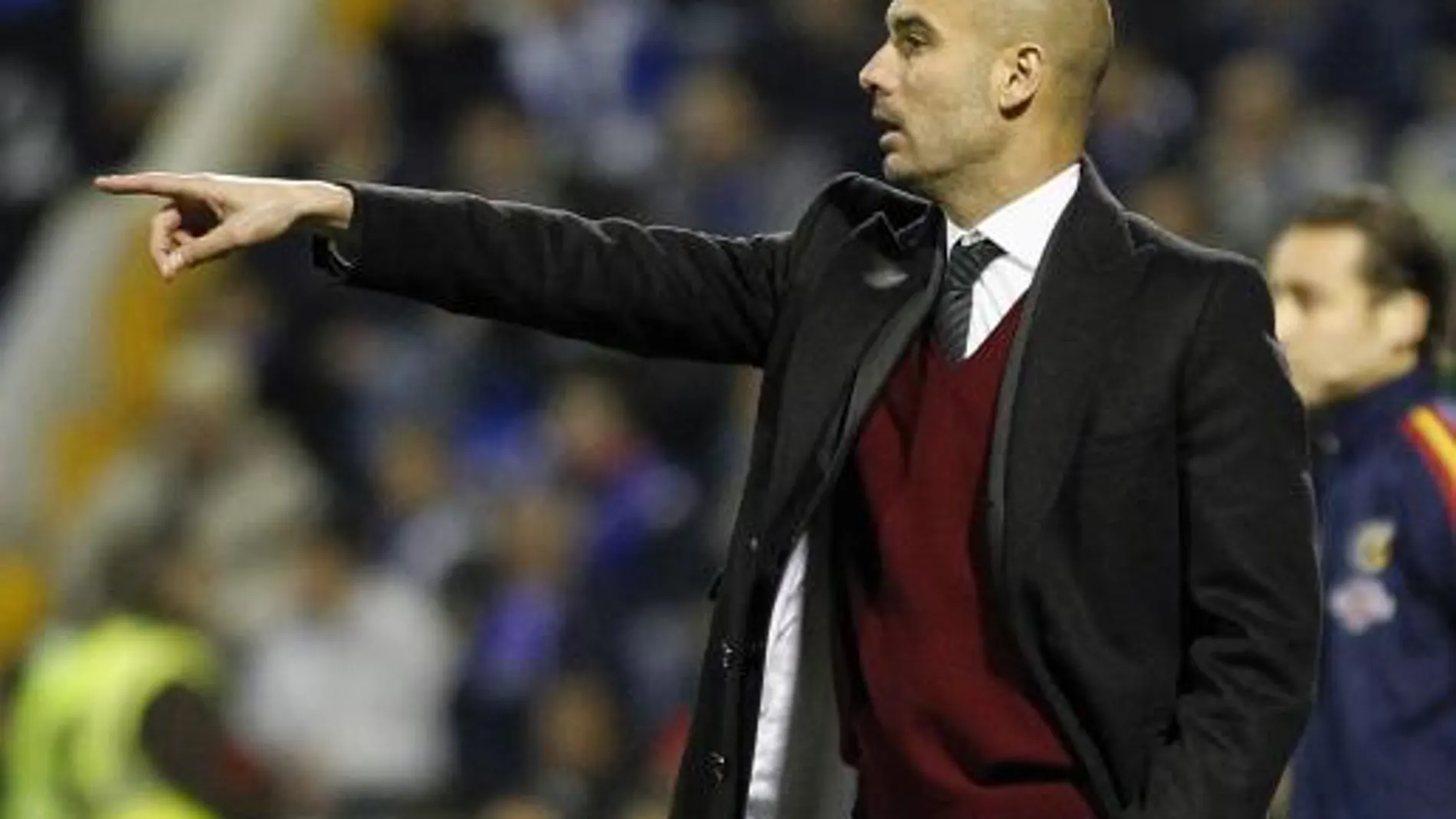 El entrenador del FC. Barcelona, Josep Guardiola