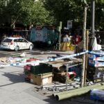 Trece heridos tras ser atropellados por un coche en el Rastro de Madrid