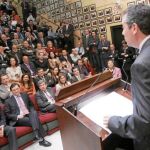 Juan Espadas pronunció en el Club Antares la conferencia titulada «La Sevilla que queremos»