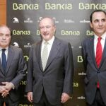 Rodrigo Rato junto a José Rolando Álvarez y Tomás Villanueva