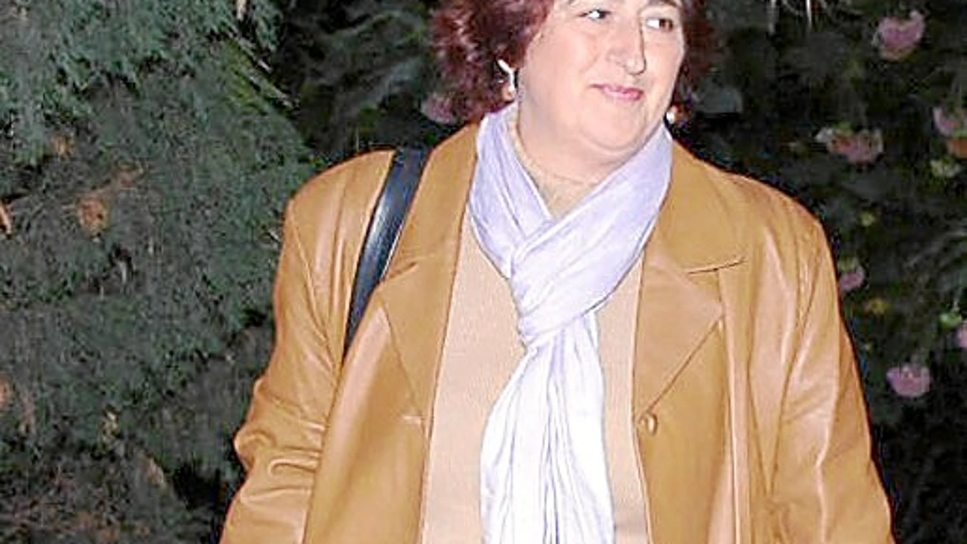 Antonia Muñoz, en una de sus salidas del juzgado por los varios casos que tiene pendientes con la Justicia