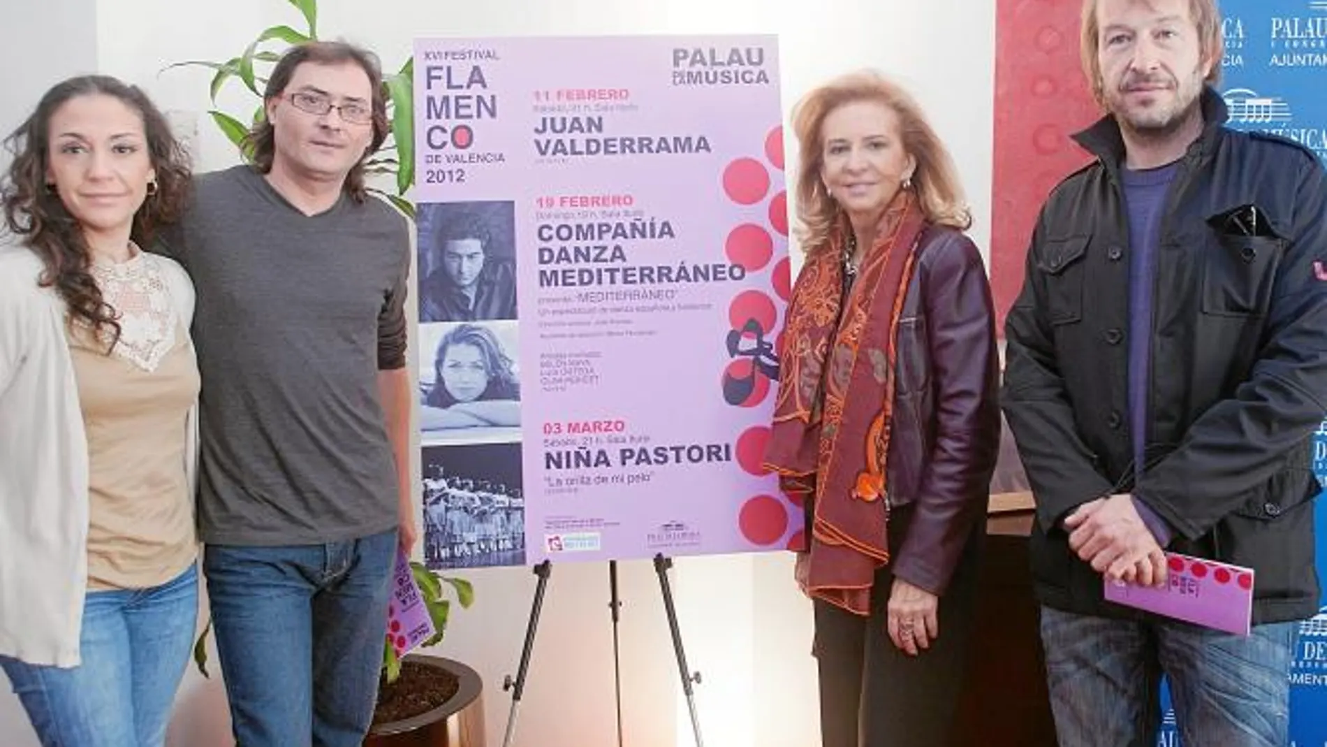 Marta Fernández, José Huertas, Mayrén Beneyto y Pedro Sendra presentaron el cartel de esta edición