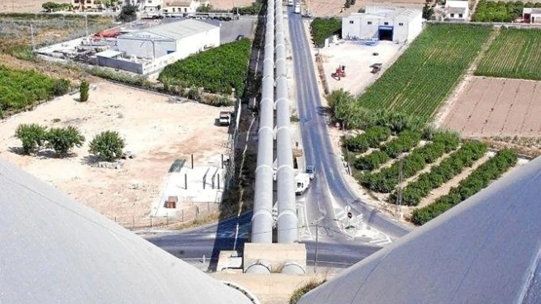El acueducto Tajo-Segura su paso por la Región de Murcia