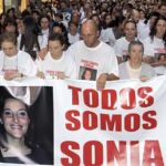 Manifestación por Sonia, una joven desaparecida