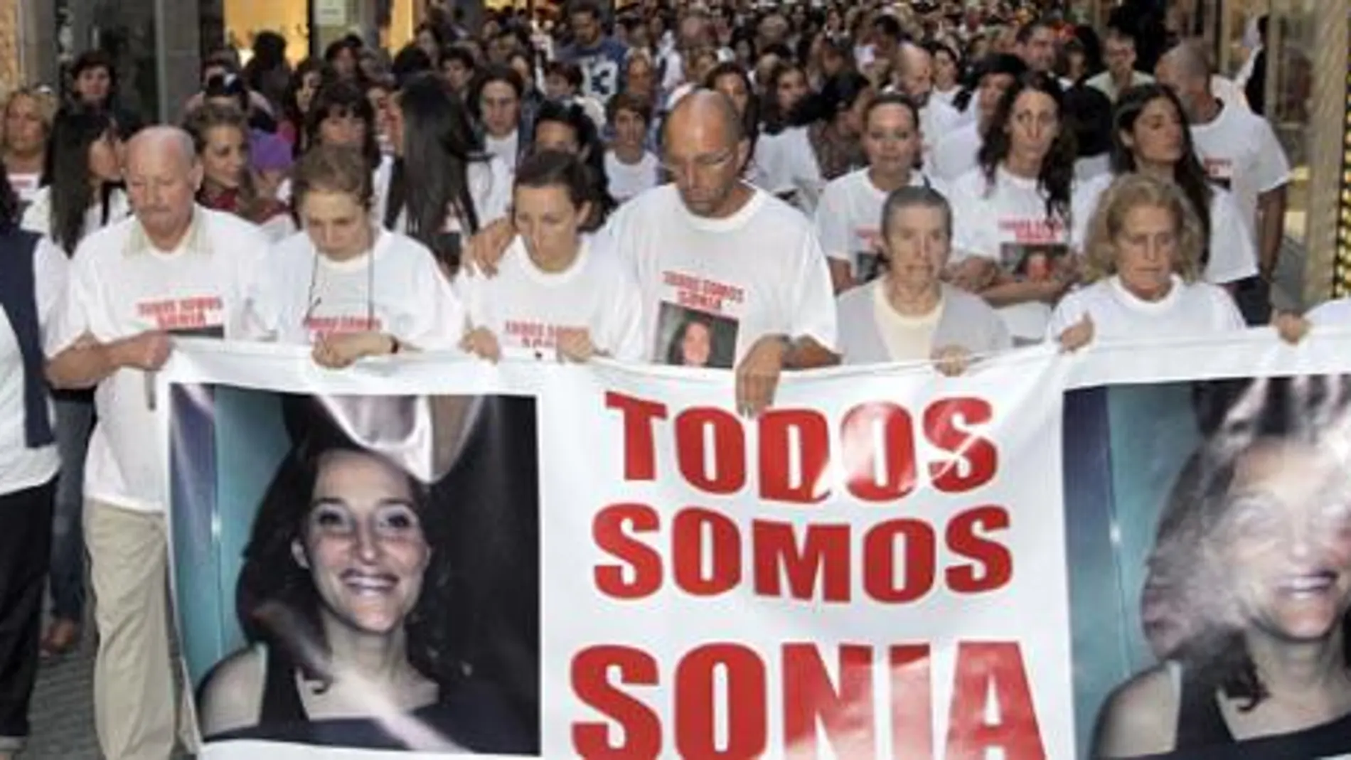 Manifestación por Sonia, una joven desaparecida