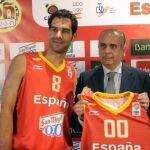 Presentación de la nueva camiseta de la Selección Española de Baloncesto para el Eurobasket de Lituania