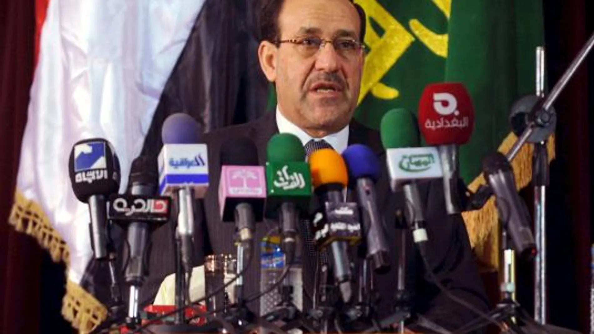 El primer ministro iraquí, Nuri al Maliki
