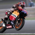Stoner en el circuito de Doha