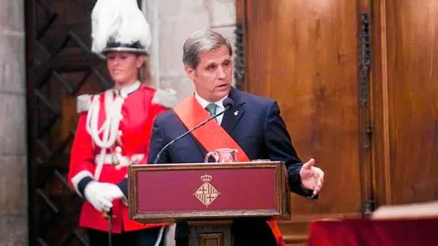 Alberto Fernández durante su intervención.