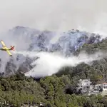  Un incendio calcina en Valencia 500 hectáreas de monte bajo