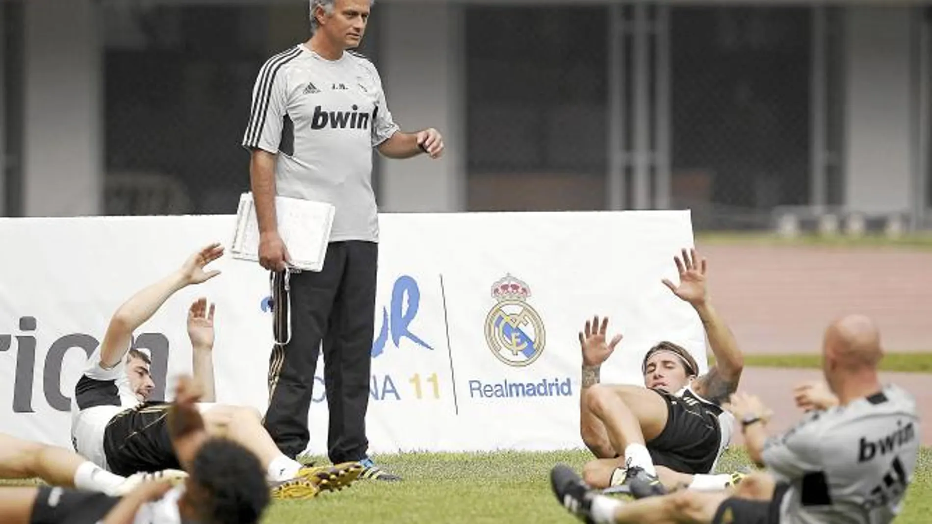 Mourinho también supervisa la parcela física de los jugadores