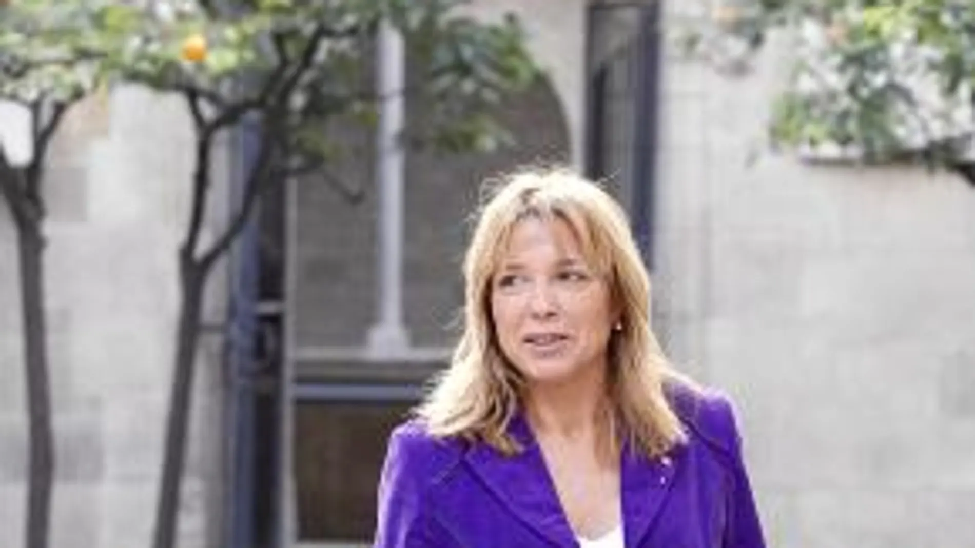 La vicepresidenta de la Generalitat, Joana Ortega
