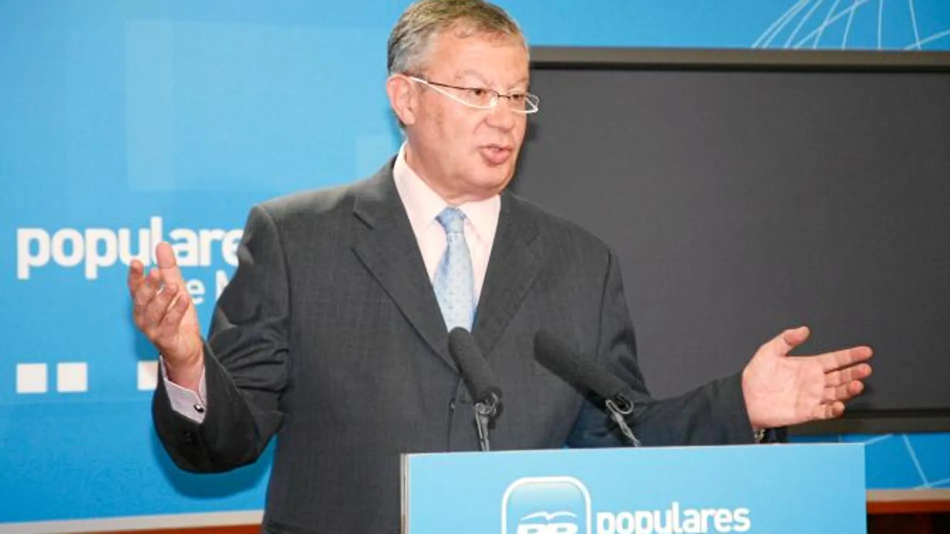 El portavoz del Partido Popular en la Región, José Antonio Ruiz Vivo, en una imagen de archivo reciente