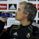 Mourinho vuelve a sentirse «contento» en el Real Madrid