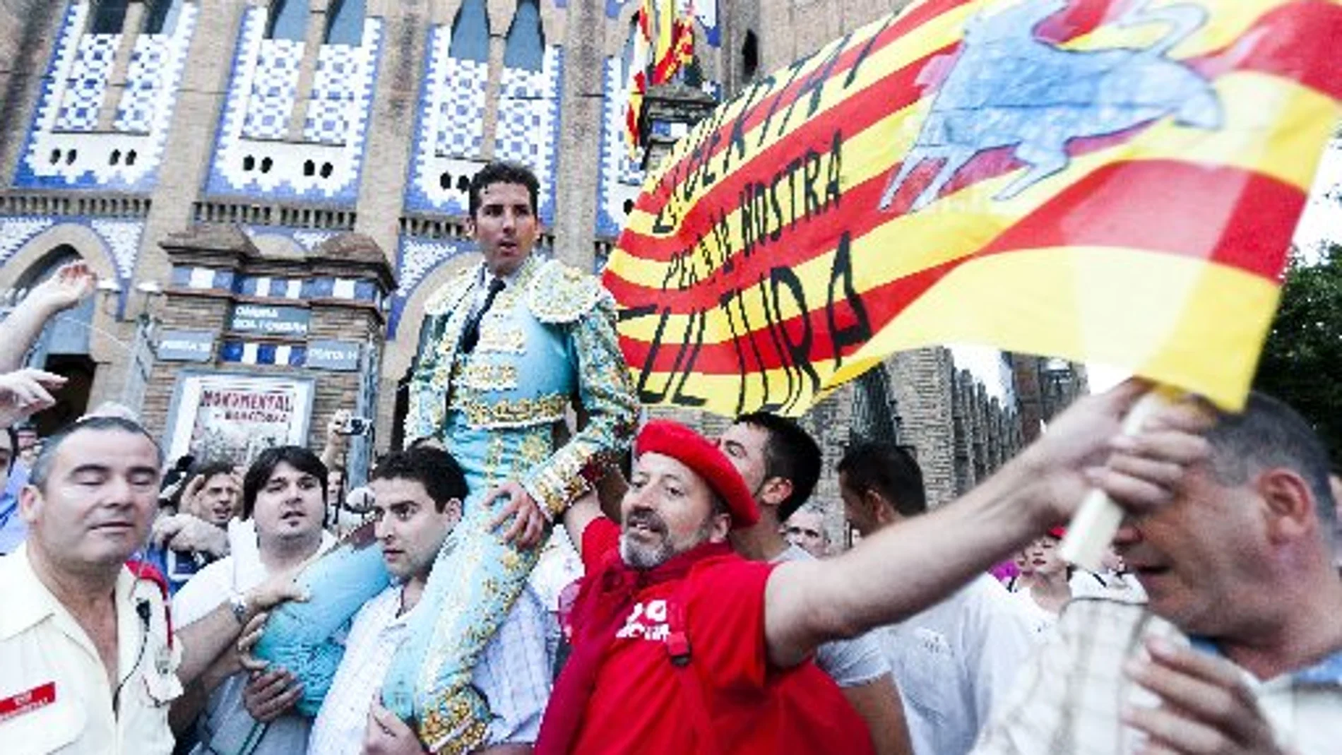 Serafín Marín sale a hombros de La Monumental de Barcelona