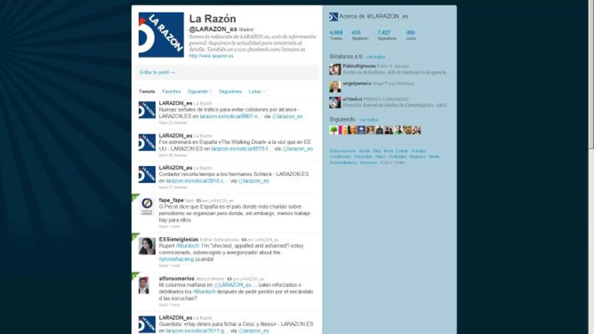 Más de cinco millones de españoles siguen los medios de comunicación en Facebook y Twitter