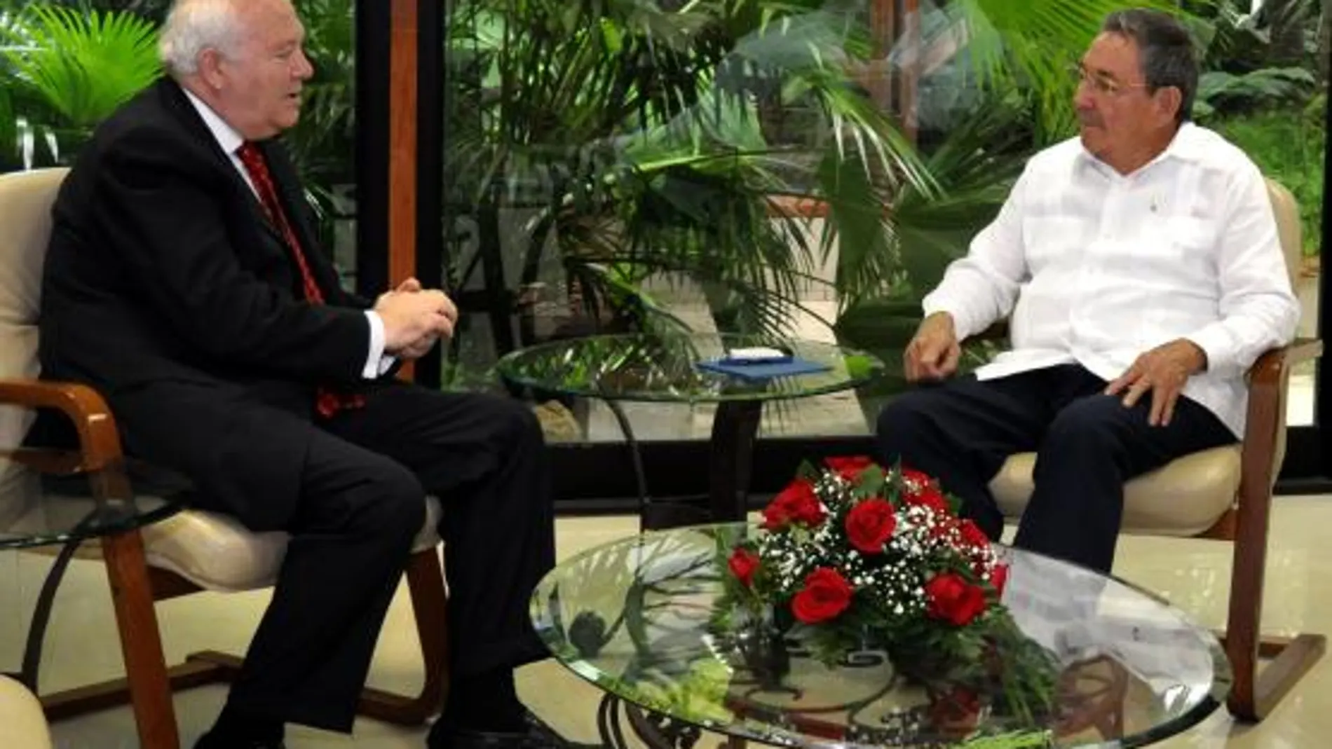 Moratinos se reunió con Raúl Castro la semana pasada