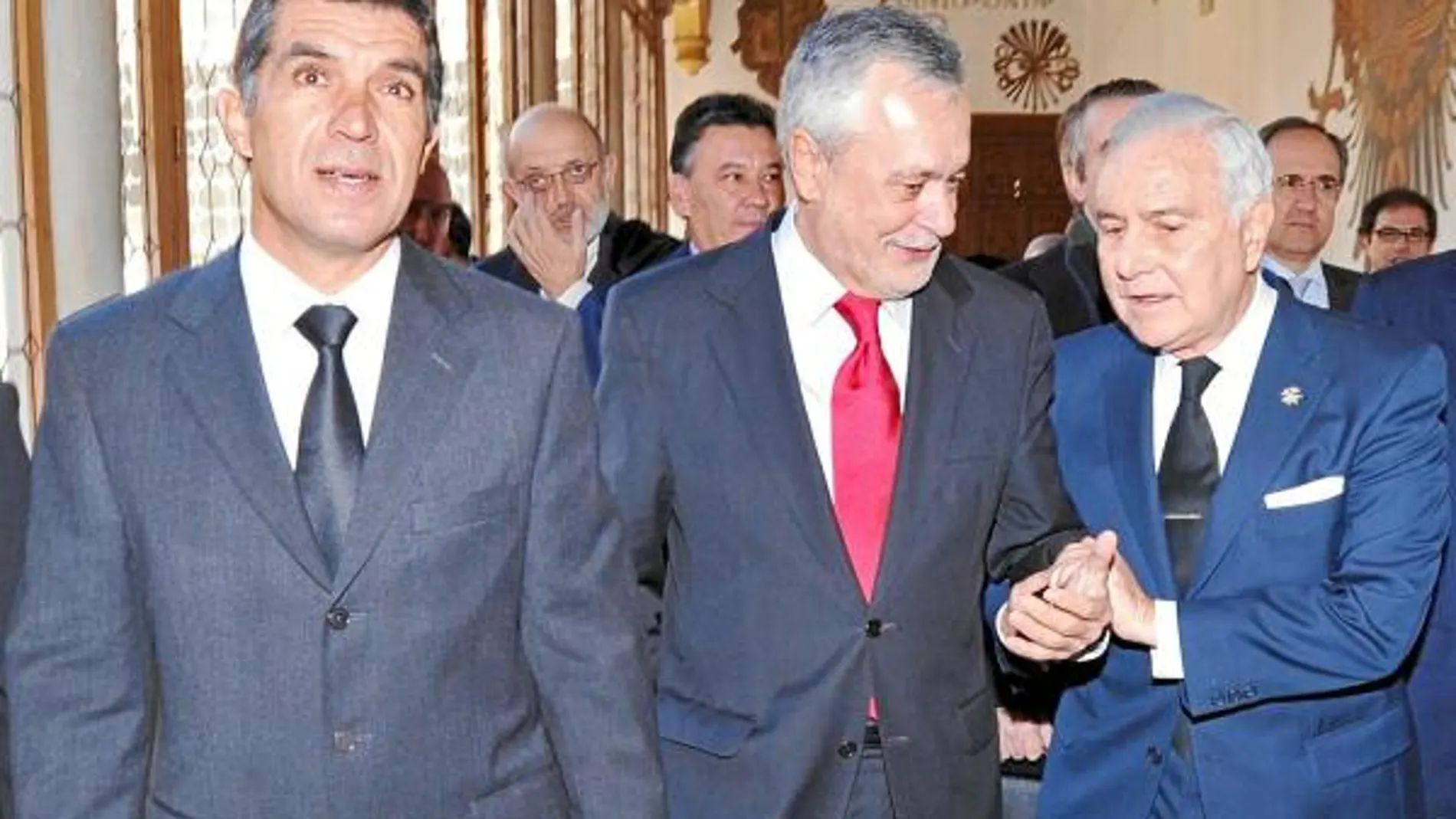 Lorenzo del Río, José Antonio Griñán y Carlos Dívar