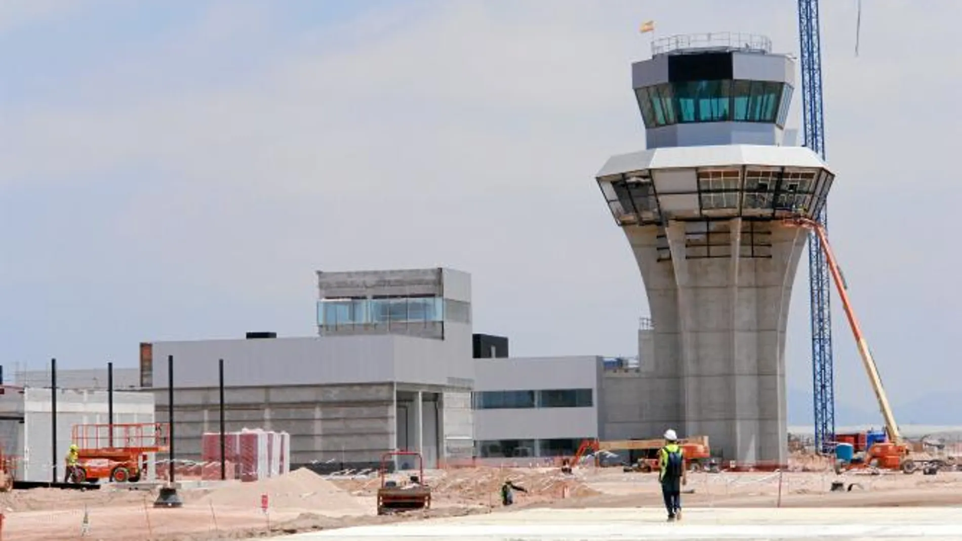 Imagen de archivo de las obras del Aeropuerto de Internacional, que ahora están casi finalizadas
