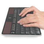 Un teclado inalámbrico que funciona con luz natural y artificial
