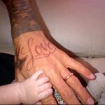 David Beckham estrena tatuaje junto a su pequeña Harper Seven