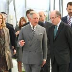 El príncipe de Gales habla con empresarios españoles del cambio climático