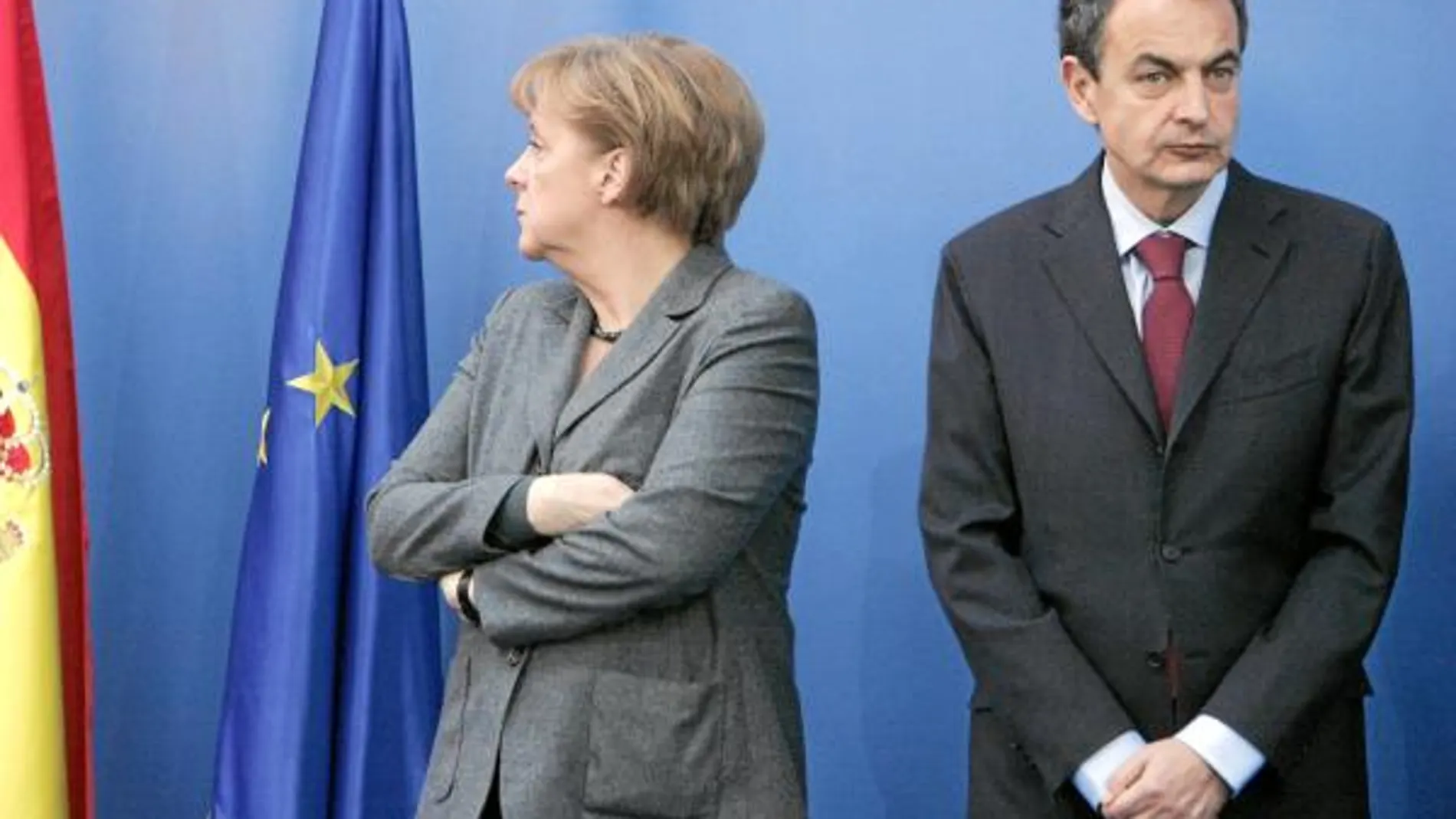 Hasta ahora, las citas en las que han coincidido Merkel y Zapatero, han puesto en evidencia su gran distanciamiento