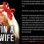 Ni viaje al Caribe ni apartamento: un concurso ofrece una esposa
