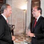 Verdeguer, durante un encuentro reciente con el presidente Fabra