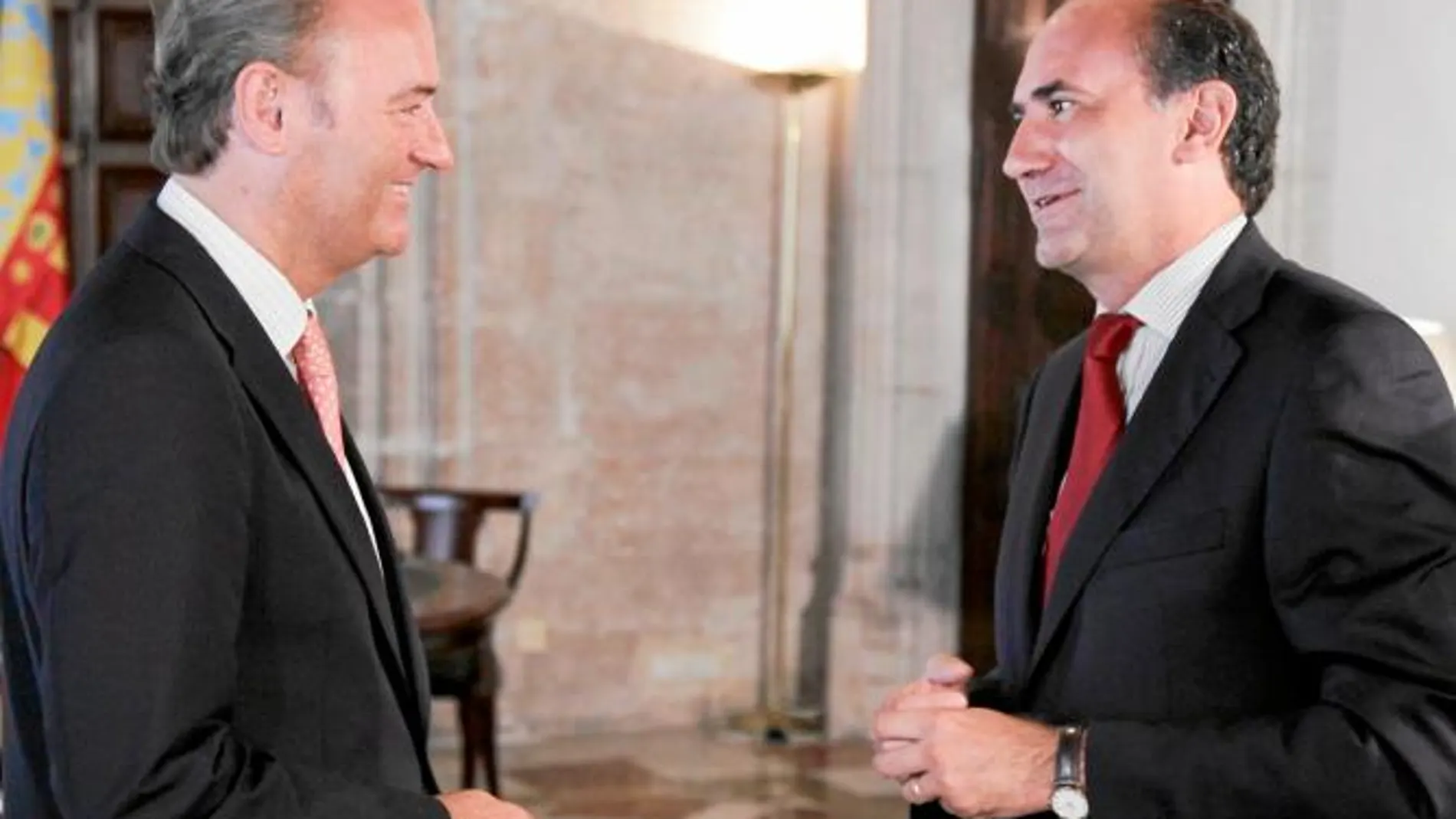 Verdeguer, durante un encuentro reciente con el presidente Fabra