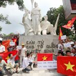 Vietnamitas se manifestaron contra China