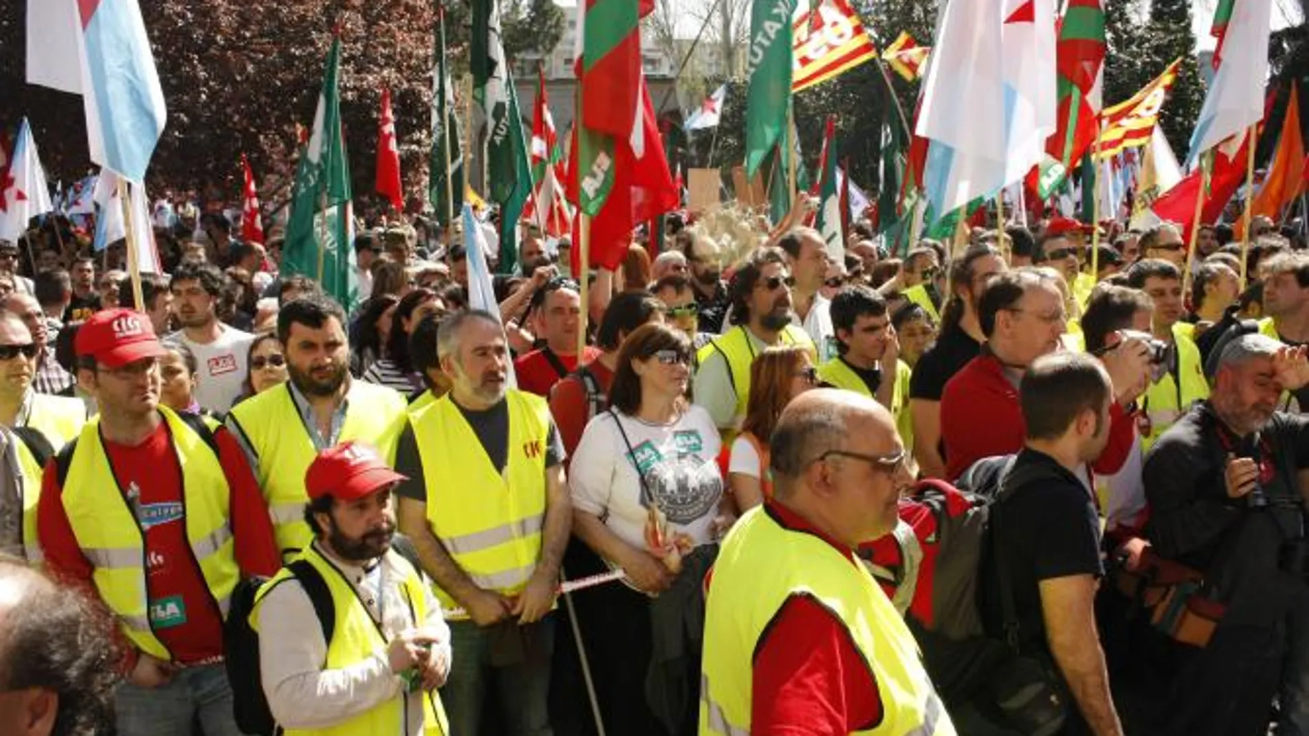 Manifestación contra la reforma de las pensiones