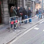 El accidente tuvo lugar en un punto complicado del tráfico