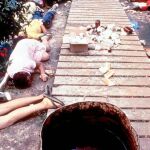 Una imagen del suicidio colectivo de 918 personas de la secta Peoples Temple en Guyana, en 1978