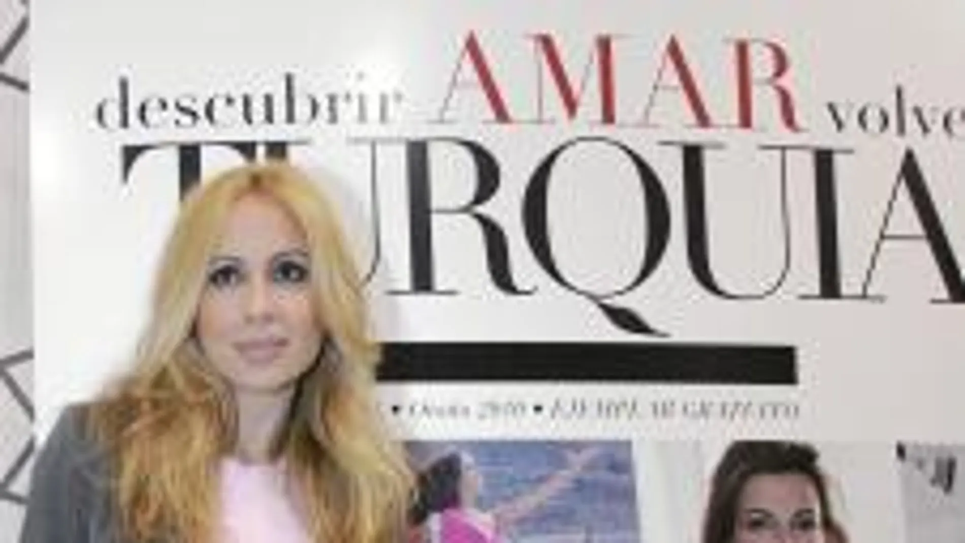 Marta Sánchez acudió a Fitur como imagen de Turquía