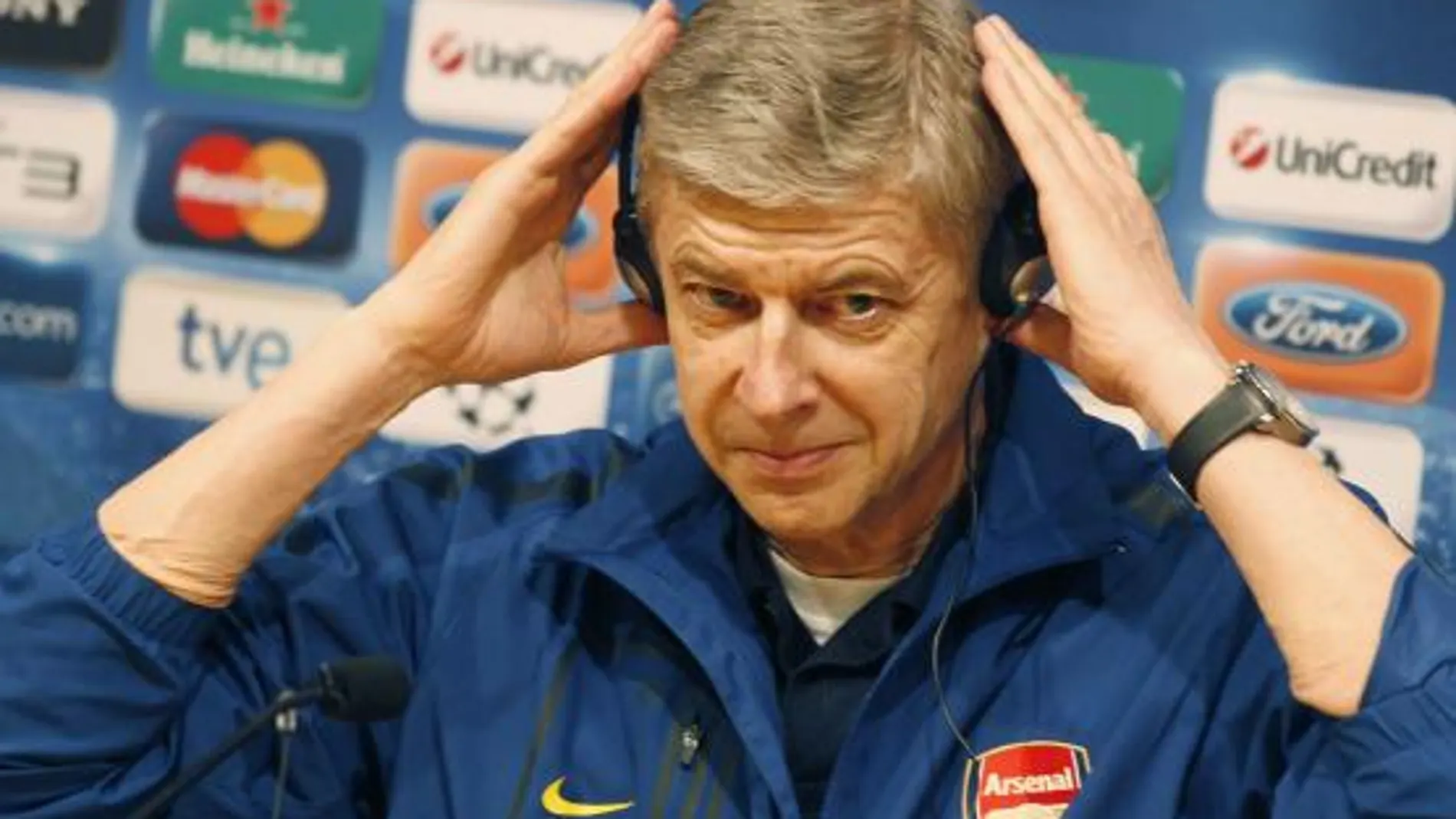 El entrenador del Arsenal, Arsne Wenger