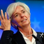 Fotografía de archivo tomada el 21 de julio de 2011, que muestra a la directora del Fondo Monetario Internacional (FMI), Christine Lagarde