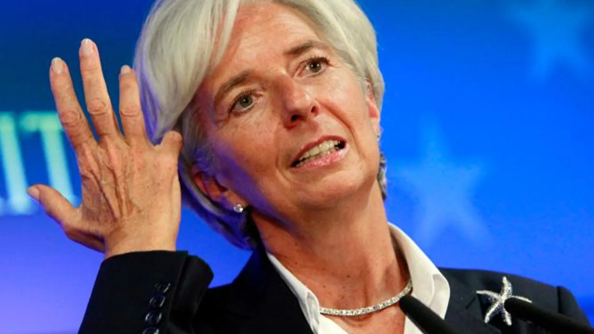 Fotografía de archivo tomada el 21 de julio de 2011, que muestra a la directora del Fondo Monetario Internacional (FMI), Christine Lagarde