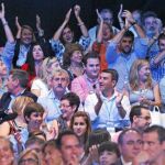 Militantes del PP en un momento de la Convención