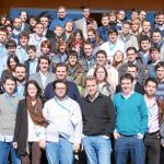 Alberto Fernández con los integrantes de Nuevas Generaciones