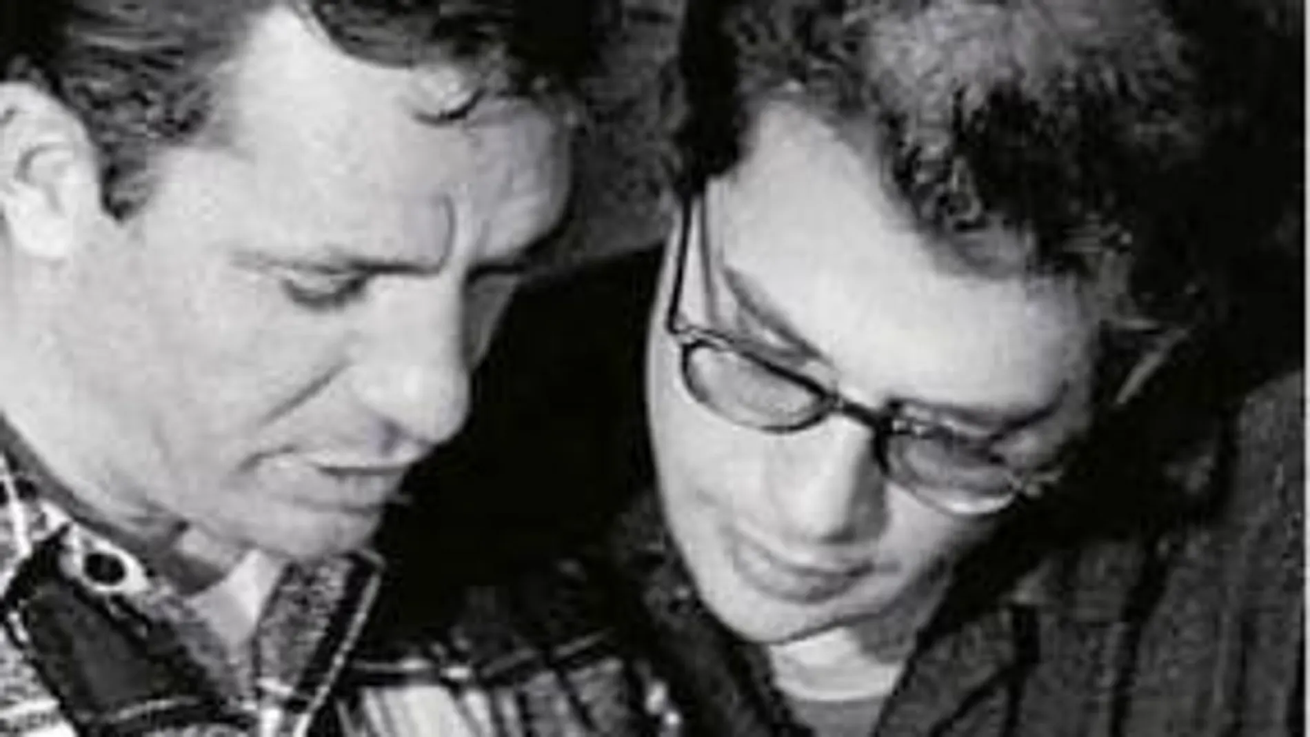 Kerouac (izda.) y Allen Ginsberg (dcha.)