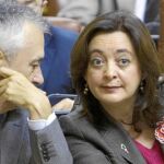 José Antonio Griñán y Mar Moreno encabezan las acciones del PSOE y de la Junta para recuperar la confianza de diversos colectivos sociales