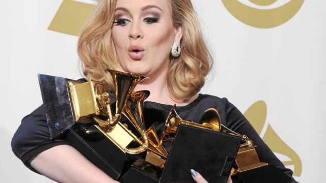 Adele princesa de los Grammy