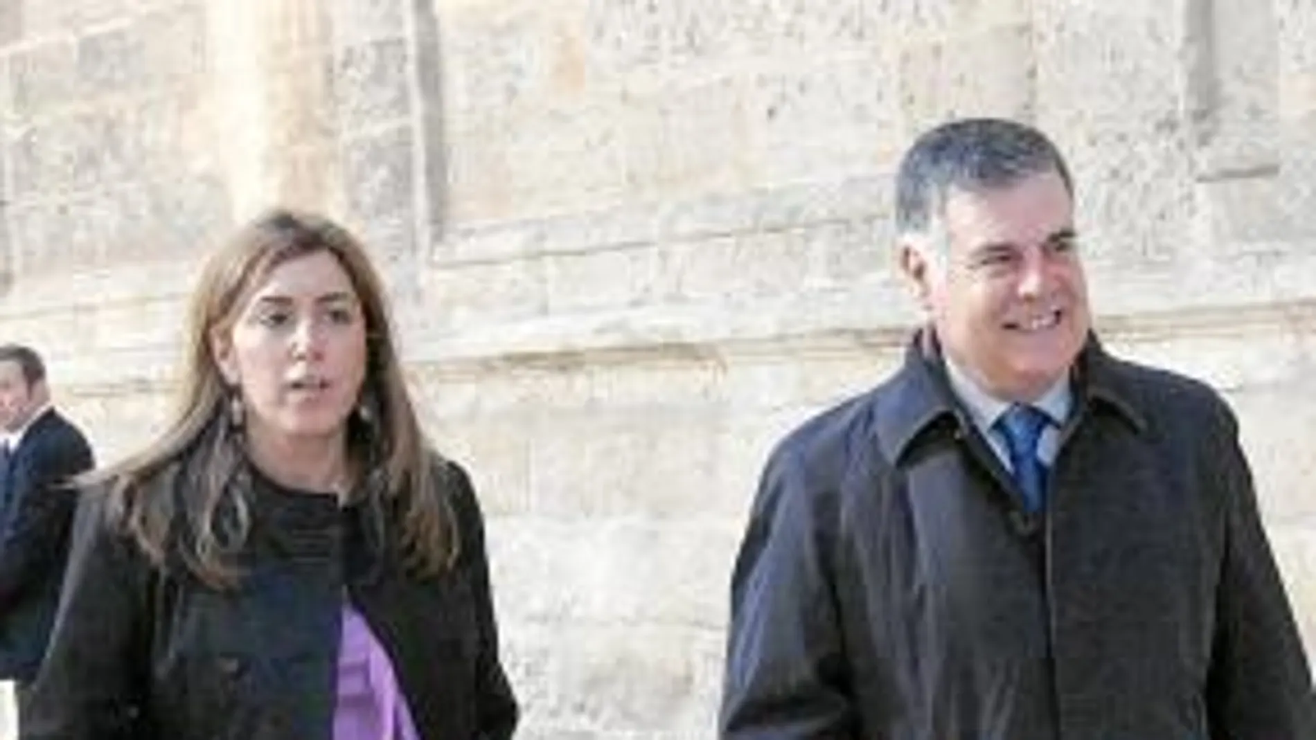 Susana Díaz y José Antonio Viera, los responsables de la lista socialista