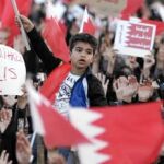 Las protestas contra el Gobierno de Bahréin siguieron ayer en la Plaza de la Perla