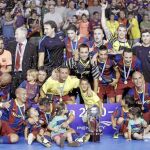 La sección de fútbol sala puso la rúbrica con el título de liga a una temporada histórica para el Barcelona