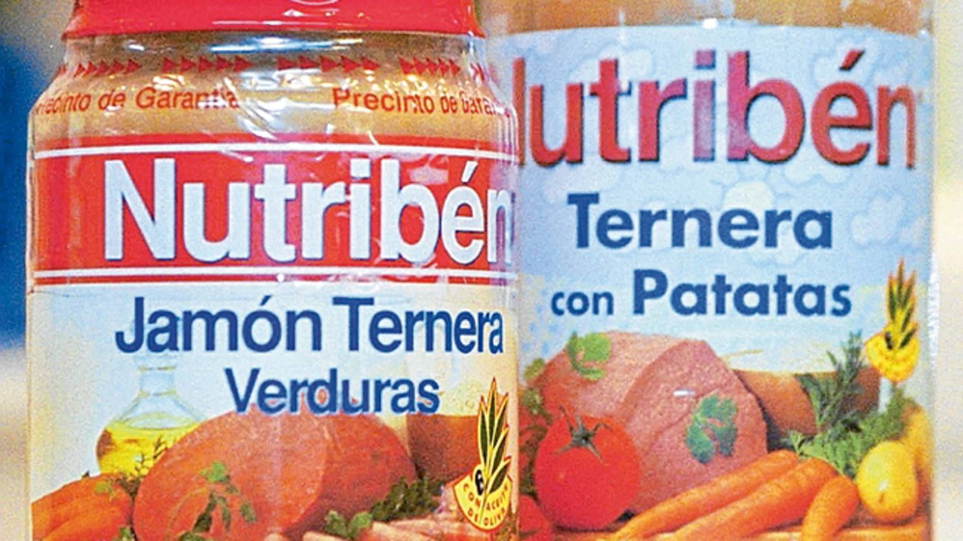 Los potitos comerciales, similares a los caseros