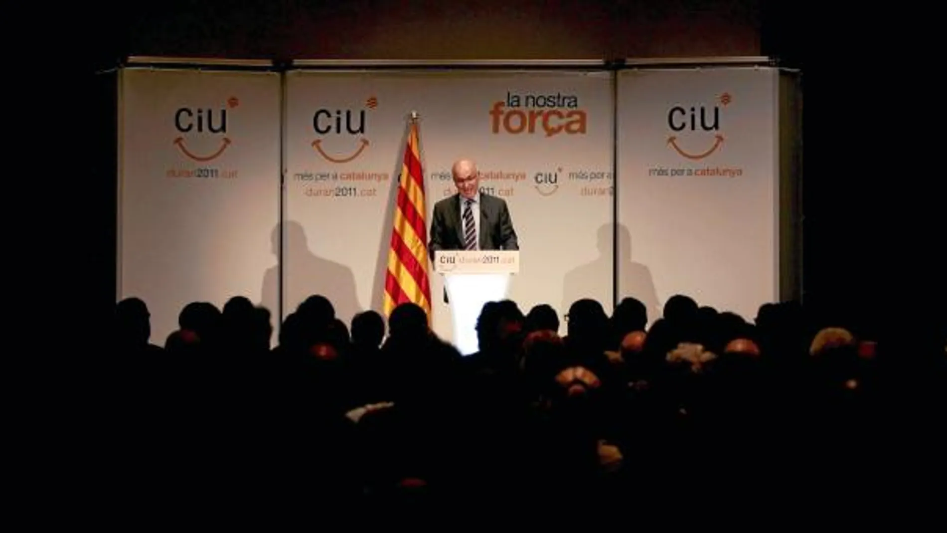 El candidato de CiU, Josep Antoni Duran Lleida, defendió la nueva financiación ante los empresarios